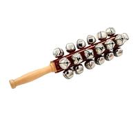 Jingle Bell Instrument, Sleigh Bells Campanas de cuerda de madera con mango