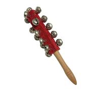 Jingle Bell - Madera, 10,43 Pulgadas, Campana De Trineo Vibratoria, Instrumento De Percusión De 21 Campanas | Superficie Lisa, Jingle Stick Musical Para Ritmo En El Aula, Canto De Villancicos Y Uso De