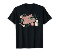 Jingle Bell Rockin Muñeco de Nieve Rock On Music Lovers Navidad Camiseta