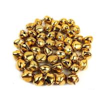 Jingle Bells - Colgante de hierro para colgar decoración de árbol de Navidad, suministros de manualidades de fiesta y accesorios de joyería de bricolaje (6 mm, 300 piezas)