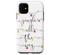 Jingle Bells Jingle All The Way Trineo Campanas Navidad Carcasa para iPhone 11