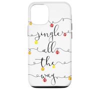 Jingle Bells Jingle All The Way Trineo Campanas Navidad Carcasa para iPhone 12/12 Pro
