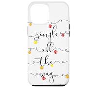 Jingle Bells Jingle All The Way Trineo Campanas Navidad Carcasa para iPhone 12 Pro MAX