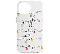 Jingle Bells Jingle All The Way Trineo Campanas Navidad Carcasa para iPhone 14