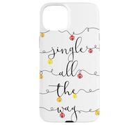 Jingle Bells Jingle All The Way Trineo Campanas Navidad Carcasa para iPhone 15 Plus