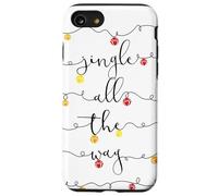 Jingle Bells Jingle All The Way Trineo Campanas Navidad Carcasa para iPhone SE (2020) / 7/8