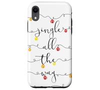 Jingle Bells Jingle All The Way Trineo Campanas Navidad Carcasa para iPhone XR