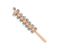 Jingle Bells para - 30 Cm X 5 Cm, Instrumento De Percusión Musical Ligero De 11,8 Pulgadas | Jingle Bells Hecho A Mano con Mango de Madera | para Niños Y Niñas en Clase Preescolar
