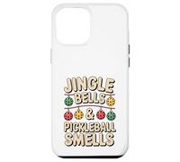 Jingle Bells Pickleball huele Divertido Pickleball de Navidad Carcasa para iPhone 12 Pro MAX