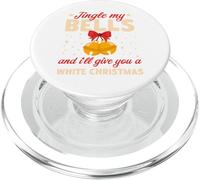 Jingle My Bells and I'Ll Give You A White Christmas PopSockets PopGrip para MagSafe