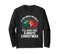 Jingle My Bells White Navidad Humor Vacaciones Navidad Manga Larga