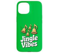 Jingle Vibes Holiday Bells Music Christmas Carol Funny Christmas Carcasa para iPhone 15