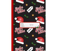 JingleBellsHolidayCompositionNotebook-FestiveRedandBlackDesignforNotes&DailyWriting: Holiday-Themed Notebook with 100LinedPages-PerfectChristmasGiftorJournal (Holiday Composition Series)