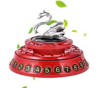JINGLING Aromaterapia de coche con energía solar, registro de estacionamiento temporal,registro de estacionamiento Swan, tablero de instrumentos de coche, aromaterapia | Perfume de perfume