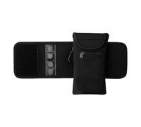 JINGLING Bolsa magnética para botella de agua deportiva, soporte para botellas de agua con soporte para teléfono móvil, bolsa para botella de agua para el gimnasio, accesorios prácticos, Negro , ver