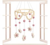 JINGLING Cama móvil, caja de música móvil para cuna, campanas colgantes, carillón de viento, decoración para moisés, habitaciones, sobre cuna, mesita de noche