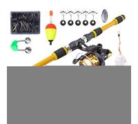 JINGLING Caña De r para Niños - Equipo De Telescópico - Juego De Caña Y Carrete para Principiantes Jóvenes 180 Cm para Kayak Surf Camping Senderismo Orilla Ocio Exterior
