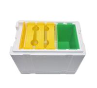 JINGLING Colmenas, Castillo De Abejas En Espuma Aislante, Accesorio De Jardinería para Cosecha De Miel Y Apicultura En Patio Trasero Invierno