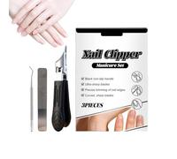 JINGLING Cortauñas Con Ángulo - Recortador De Uñas Con Abertura Amplia Y Anti-salpicaduras - Alicates para Uñas de los Pies Difíciles | Para Adultos Mayores y Grandes Manicura Hogar Viaje Salón