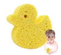 JINGLING Esponja de baño para bebé, esponja de celulosa de madera