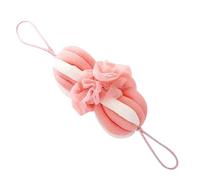 JINGLING Esponja de ducha | Esponja natural exfoliante y puf de baño | Boufle de malla suave, accesorios de baño lavado cuerpo hombres mujeres herramientas de limpieza