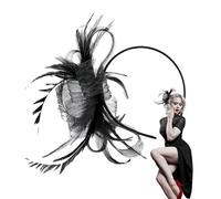 JINGLING Fascinador Para Mujer | Fascinador Horquilla | Pequeño Sombrero de Malla Accesorio para el Pelo para Niñas y Mujeres Uso Diario Reuniones al Aire Libre Festivales Tés de la Tarde Eventos