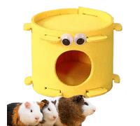 JINGLING Hamster Dwarf Cazy Cave, Hamster Nest Bed | Hamster en diseño de abejas Hamster que esconde la cabaña - Bravo Hot Nest Four Seasons Home para ratones de caramelo, Golden Bear, Chinchilla
