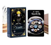 JINGLING Juego de cartas de tarot para principiantes | Juego de entretenimiento portátil para sociedades con libro de instrucciones - Juego de cartas de tarot para la familia - para adolescentes