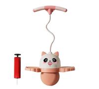 JINGLING Juguete de bola inflable para las bolas de salto para adultos | Panda Stick Ejercicio Ball con mango - Balance Bouncing Toy, bomba de aire incluida, juegos de conducción deportiva para el