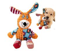 JINGLING Juguetes Chirriantes para Cachorros - Mordedor de Peluche con Forma de Animal | Juguete Masticable con Papel Crujiente Sonido - para Entrenar A Buscar En El Jardín Tiempo A Parque