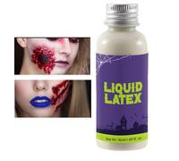 JINGLING Látex Líquido Para Pintura Corporal - Pintura Facial Liquida Latex 50ml | Material para Crear Heridas Falsas para Estudiantes de Maquillaje Modelos de Fotografía y Artistas de Teatro