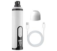 Jingling - Lijadora de uñas para perros silenciosos de 3 velocidades, cortapelos eléctricos recargables para animales, herramienta de aseo inalámbrica con luz LED para casa, gatito, gato, cachorro