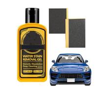 JINGLING Limpiador De Manchas De Cal - Gel De Alta Resistencia 120ml | Con Espuma Para Eliminar Marcas De Agua En,Para Coche Camión Moto Ventana Puerta De Ducha Parabrisas Casa Baño Cocina