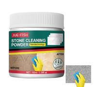 JINGLING Limpiador Para Superficies De Granito - Pulidor Para Suelos De Mármol De 96 Gramos - Eliminador De Manchas Para Encimeras Respetuoso Con El Medio Ambiente - Para Caliza Y Terracota