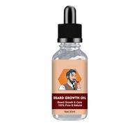 JINGLING para Barba - Crecimiento del cabello del bigote - Hidratante y cuidado de la barba de 30 ml. Haga crecer una barba más fuerte, más espesa y rápida para una completa.