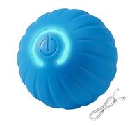 JINGLING Pelota Interactiva para Perros,Juego Interactivo Automático Recargable Tipo-C para Mascotas - Perros Pequeños - para Estimulación Mental Juego en Interior Entrenamiento y Ejercicio