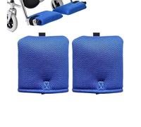 JINGLING Reposapiés para Silla de Ruedas - 1 Par de Ajuste Firme Evita Deslizamientos - Alfombrilla de Repuesto para Reposapiés,Para Personas Mayores o con Movilidad Reducida