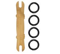 JINGLING Reposapiés para trona | Reposapiés de madera regulable en altura, antideslizante y ergonómico - Accesorios para bebés para niñas y para comer cómodamente