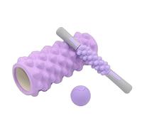 JINGLING Rodillo de Espuma para Músculos - Recuperación Mejorada Antideslizante con Pelota de Masaje | Rodillos para Masaje Muscular,para Gimnasio en Casa, Viaje, Residencia, Yoga, Pilates, Ejercicio