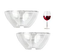 JINGLING Soporte para copa de vino para ducha, soporte para copa de vino, soporte antideslizante para bañera, soporte para bebidas sin dejar rastros, soporte para copa de vino sin taladrar para bañera