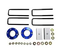 JINGLING Suspensión delantera de 32 mm y bloques de suspensión trasera de 51 mm Espaciadores Kits de elevación para Hilux Vigo 2004-2019 Resortes de adaptador de elevación (delantero y trasero)