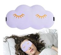JINGLING Venda para dormir con ojos para dormir, pliegues de espuma en forma de nube - Funda para dormir ergonómica multifuncional con ajustable para la cama