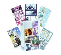 Jingmiger Baraja De Cartas del Tarot - Baraja de Tarot Vida Moderna - Cartas para Juegos De Mesa - para Reuniones Fiestas Adultos Viajes Camping Pícnic Casa Oficina Descanso