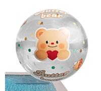 Jingmiger Bolas de piscina, 60 cm, transparente, gran waterpolo, juguete para el parque, fiesta familiar, adultos, vacaciones, jardín