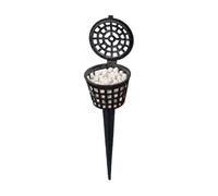 Jingmiger Cesta para Fertilizante | Maceta y Contenedor de Malla Portátil con una Tapa,Cestas Fertilizantes Para Plantación Y Fertilización,para Orquídeas, Flores, Plantas, Bonsái, Vivero, Balcón,