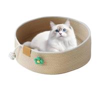 Jingmiger Cesta para Gato,Cesta Interior para Gatos de tamaño pequeño | Accesorio para Perro Gato Oficina Dormitorio salón Coche Mesa Soporte Ventana sofá Juego Interior