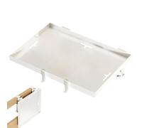 Jingmiger Dorm Bedside Shelf,Mesita auxiliar para habitación de estudiantes, estante de cama | organizador plegable con gestión de cables para smartphone, vasos, libro, gafas, apartamento, cama