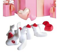 Jingmiger Dragón de impresión 3D, decoración flexible con articulaciones móviles y diseño de corazón, Giocattolo Antistress Drago Stampato en 3D | Per San, Casa, Ufficio, Amici, Pasqua, Bambini