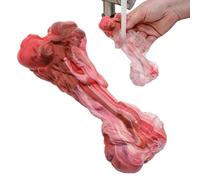 Jingmiger Juguete masticable para perros, juguete masticable en forma de hueso, resistente, para entrenamiento, tiempo de juego en casa, relajación, bienestar diario, interior y exterior