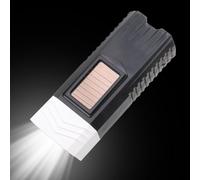 Jingmiger Linterna Solar Recargable | Linterna De Emergencia Con Manivela Y Energía Solar - Silbato Incorporado, Luz Potente de Largo Alcance para Senderismo, Caza y, Unisex Adultos